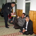 GAZİANTEP’İN ARABAN İLÇE EMNİYET AMİRLİĞİ, TÜRK POLİS TEŞKİLATI’NIN KURULUŞUNUN 167. YIL DÖNÜMÜ ETKİNLİKLERİ KAPSAMINDA TÜM ŞEHİTLER İÇİN MEVLİT OKUTTU.   (AYTEN IŞIK/GAZİANTEP-İHA)