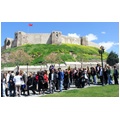 GAZİANTEP BÜYÜKŞEHİR BELEDİYESİ SANAT VE MESLEK EĞİTİMİ KURSLARI (GAMEK) KURSİYERLERİ MÜZELERİ GEZDİ. (GAZİANTEP-İHA) 