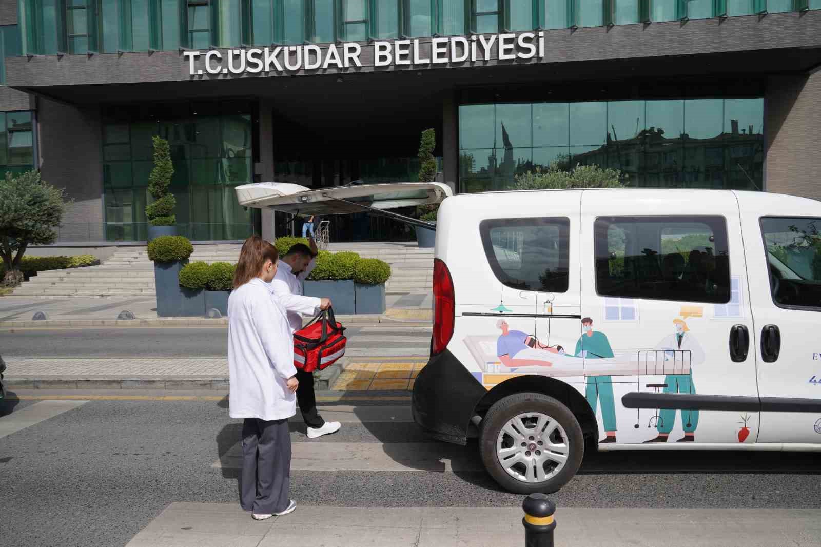 Üsküdar’da ‘Evde Sağlık Hizmeti’ başladı