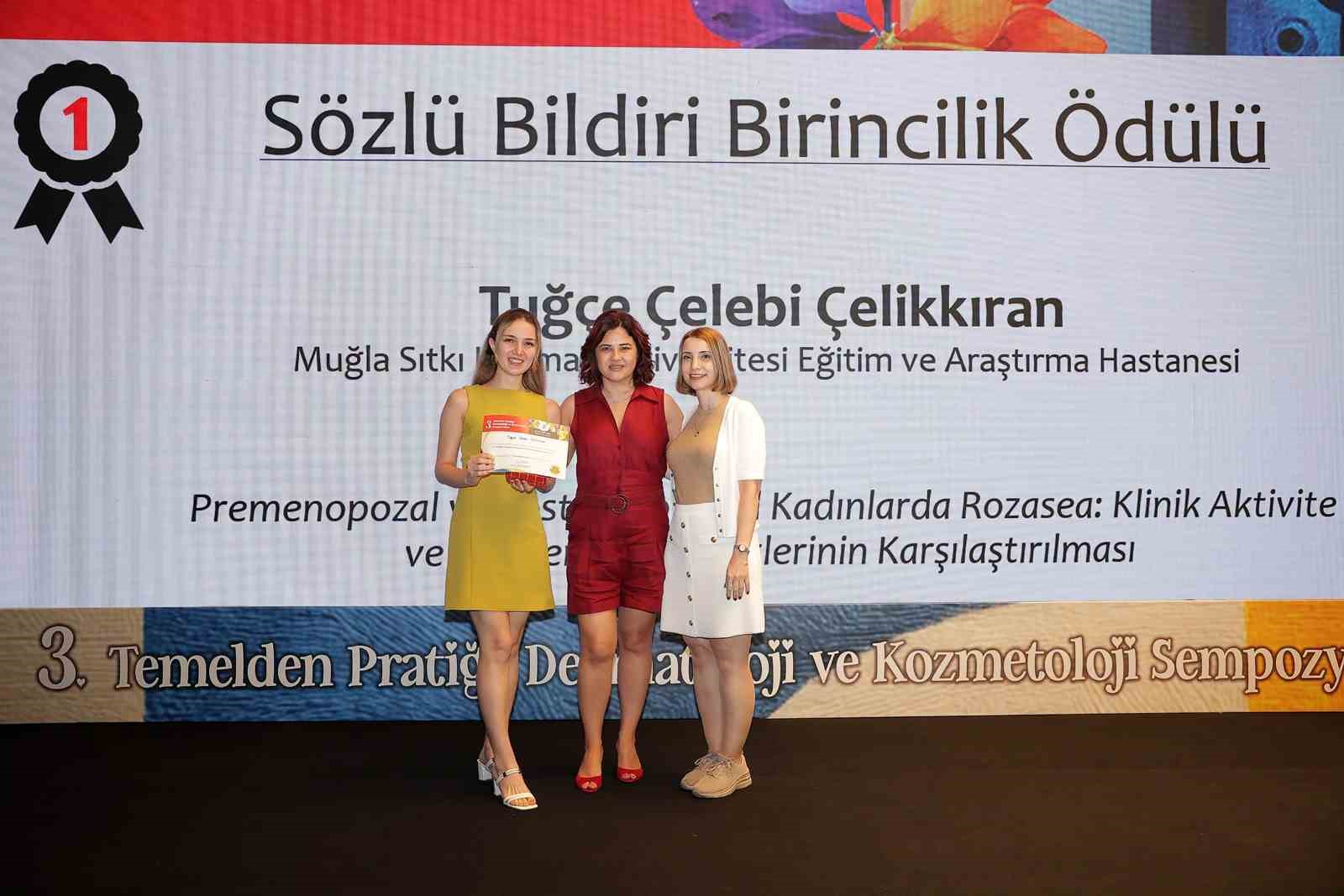 MSKÜ Dermatoloji Anabilim Dalı’na sözel bildiri birincilik ödülü - 2